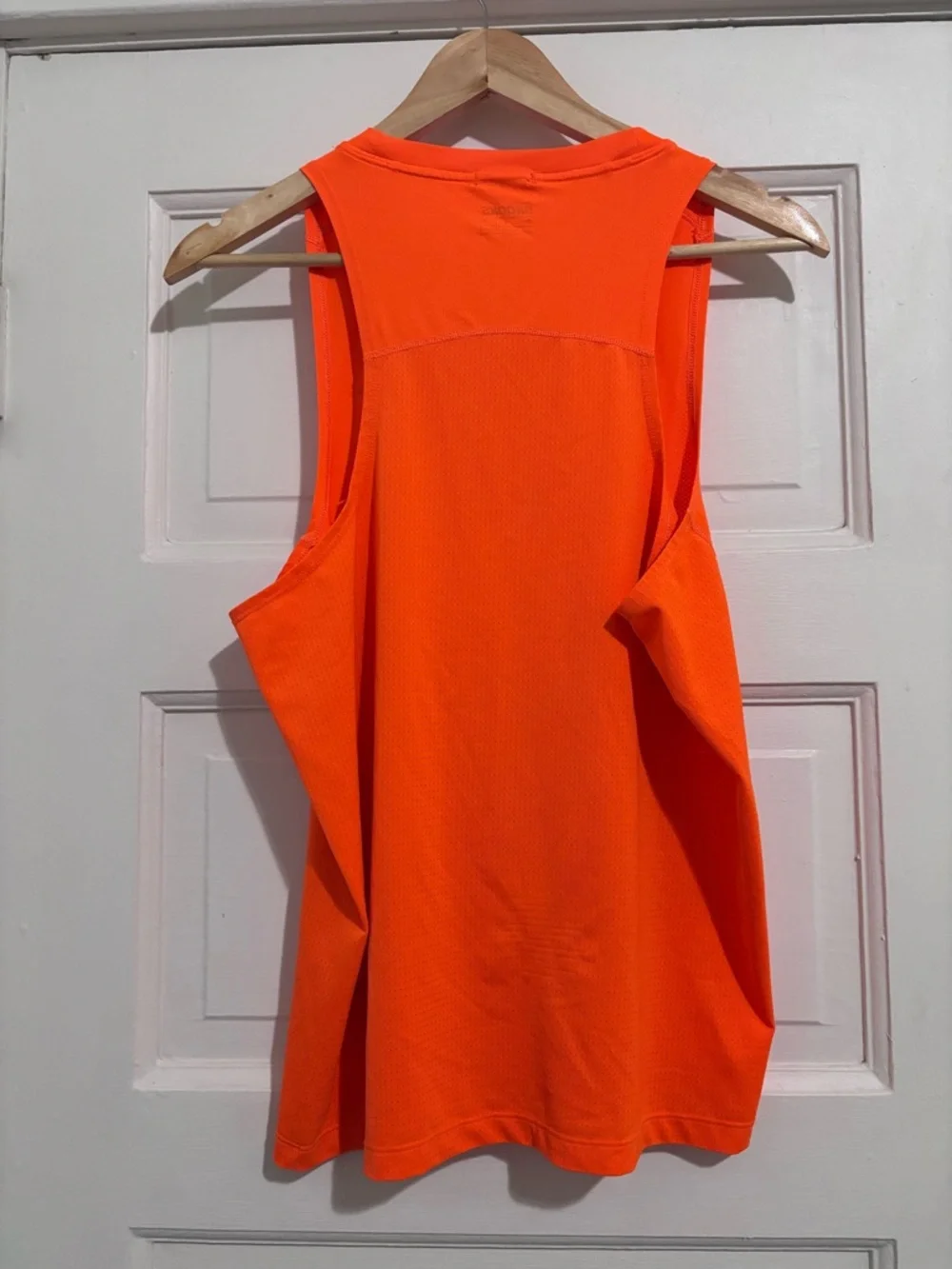 Brooks Neon Orange Men's Running Tank - Picture 3 of 3